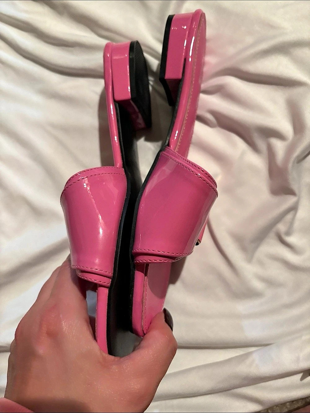 Inspired by Logo Slide Sandals Pink EU 38 - Picture 6 of 10